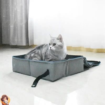 Bac de litière pliable pour chats |TRIPCASE™ - My Cat My Life