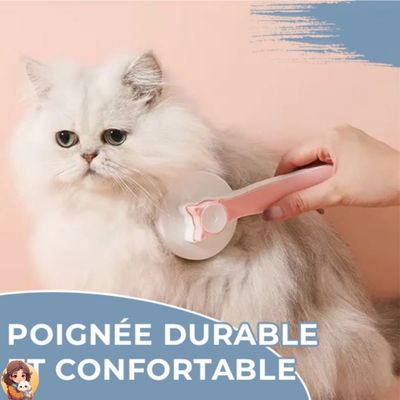 Brosse anti poils pour chats autonettoyante - MACRUPTA™ - My Cat My Life