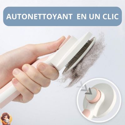 Brosse anti poils pour chats autonettoyante - MACRUPTA™ - My Cat My Life
