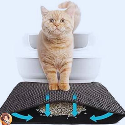 TAPIS DE LITIERE POUR CHAT Puppystar™ - My Cat My Life